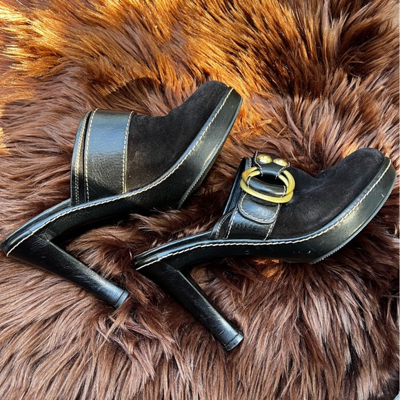 COACH “Claude” Suede Mules - Picture 5 of 13